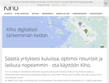 Tablet Screenshot of kiho.fi